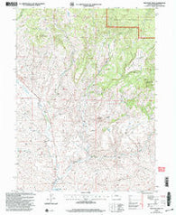 Mc Inturf Mesa Colorado Historical topographic map, 1:24000 scale, 7.5 X 7.5 Minute, Year 1971