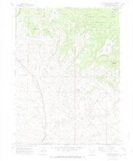 Mc Inturf Mesa Colorado Historical topographic map, 1:24000 scale, 7.5 X 7.5 Minute, Year 1971