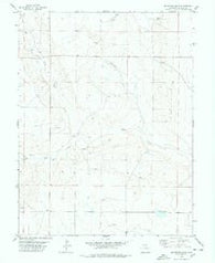 Mc Kenzie Draw Colorado Historical topographic map, 1:24000 scale, 7.5 X 7.5 Minute, Year 1978