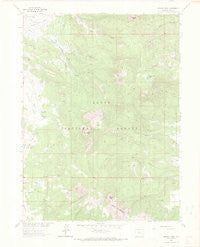 Meaden Peak Colorado Historical topographic map, 1:24000 scale, 7.5 X 7.5 Minute, Year 1962
