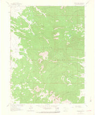 Meaden Peak Colorado Historical topographic map, 1:24000 scale, 7.5 X 7.5 Minute, Year 1962