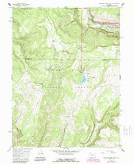 Meadow Creek Lake Colorado Historical topographic map, 1:24000 scale, 7.5 X 7.5 Minute, Year 1966