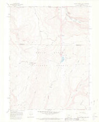 Meadow Creek Lake Colorado Historical topographic map, 1:24000 scale, 7.5 X 7.5 Minute, Year 1966