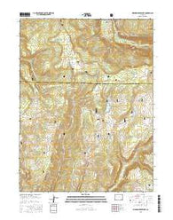Meadow Creek Lake Colorado Current topographic map, 1:24000 scale, 7.5 X 7.5 Minute, Year 2016