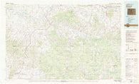 Meeker Colorado Historical topographic map, 1:100000 scale, 30 X 60 Minute, Year 1979