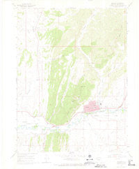Meeker Colorado Historical topographic map, 1:24000 scale, 7.5 X 7.5 Minute, Year 1966