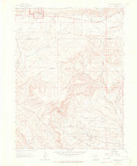 Mellen Hill Colorado Historical topographic map, 1:24000 scale, 7.5 X 7.5 Minute, Year 1962