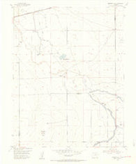 Meredith Hill Colorado Historical topographic map, 1:24000 scale, 7.5 X 7.5 Minute, Year 1954