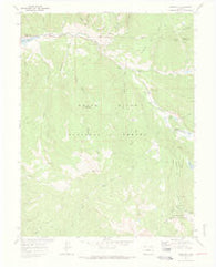 Meredith Colorado Historical topographic map, 1:24000 scale, 7.5 X 7.5 Minute, Year 1970