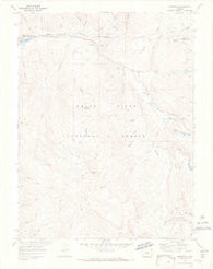 Meredith Colorado Historical topographic map, 1:24000 scale, 7.5 X 7.5 Minute, Year 1970