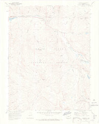 Meredith Colorado Historical topographic map, 1:24000 scale, 7.5 X 7.5 Minute, Year 1970