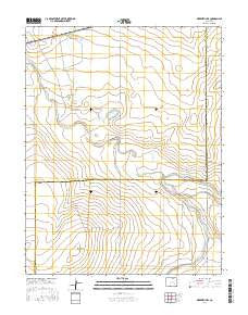 Meredith Hill Colorado Current topographic map, 1:24000 scale, 7.5 X 7.5 Minute, Year 2016