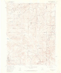 Meridian Hill Colorado Historical topographic map, 1:24000 scale, 7.5 X 7.5 Minute, Year 1957