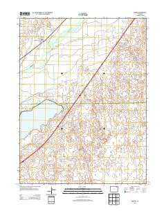 Merino Colorado Historical topographic map, 1:24000 scale, 7.5 X 7.5 Minute, Year 2013