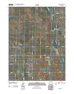 Merino SE Colorado Historical topographic map, 1:24000 scale, 7.5 X 7.5 Minute, Year 2010