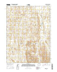 Merino SE Colorado Current topographic map, 1:24000 scale, 7.5 X 7.5 Minute, Year 2016