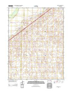 Merino SW Colorado Historical topographic map, 1:24000 scale, 7.5 X 7.5 Minute, Year 2013