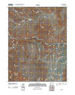 Mesa Colorado Historical topographic map, 1:24000 scale, 7.5 X 7.5 Minute, Year 2010