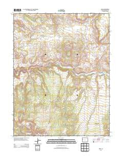 Mesa Colorado Historical topographic map, 1:24000 scale, 7.5 X 7.5 Minute, Year 2013