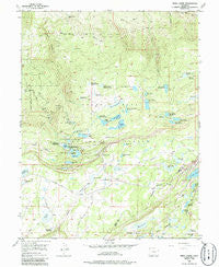 Mesa Lakes Colorado Historical topographic map, 1:24000 scale, 7.5 X 7.5 Minute, Year 1955