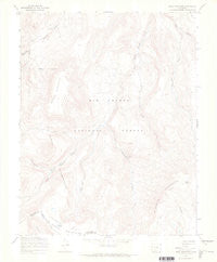 Mesa Mountain Colorado Historical topographic map, 1:24000 scale, 7.5 X 7.5 Minute, Year 1967