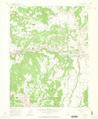 Mesa Colorado Historical topographic map, 1:24000 scale, 7.5 X 7.5 Minute, Year 1955