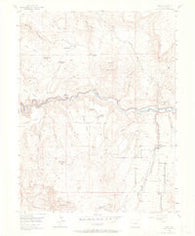 Mesa Colorado Historical topographic map, 1:24000 scale, 7.5 X 7.5 Minute, Year 1955