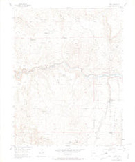 Mesa Colorado Historical topographic map, 1:24000 scale, 7.5 X 7.5 Minute, Year 1955
