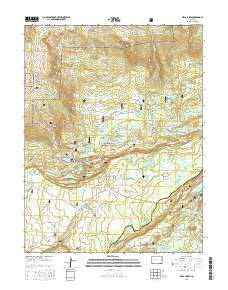 Mesa Lakes Colorado Current topographic map, 1:24000 scale, 7.5 X 7.5 Minute, Year 2016