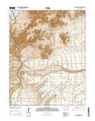 Mesito Reservoir Colorado Current topographic map, 1:24000 scale, 7.5 X 7.5 Minute, Year 2016