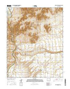 Mesito Reservoir Colorado Current topographic map, 1:24000 scale, 7.5 X 7.5 Minute, Year 2016