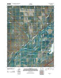 Messex Colorado Historical topographic map, 1:24000 scale, 7.5 X 7.5 Minute, Year 2010
