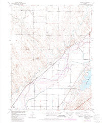 Messex Colorado Historical topographic map, 1:24000 scale, 7.5 X 7.5 Minute, Year 1971