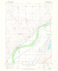 Messex Colorado Historical topographic map, 1:24000 scale, 7.5 X 7.5 Minute, Year 1951