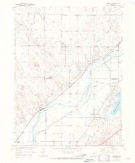 Messex Colorado Historical topographic map, 1:24000 scale, 7.5 X 7.5 Minute, Year 1951
