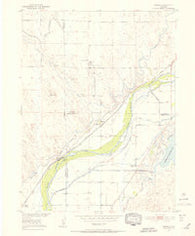 Messex Colorado Historical topographic map, 1:24000 scale, 7.5 X 7.5 Minute, Year 1951