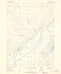 Messex Colorado Historical topographic map, 1:24000 scale, 7.5 X 7.5 Minute, Year 1951