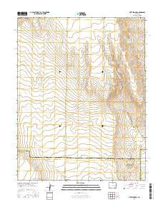 Metz Springs Colorado Current topographic map, 1:24000 scale, 7.5 X 7.5 Minute, Year 2016