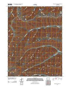 Middle Dry Fork Colorado Historical topographic map, 1:24000 scale, 7.5 X 7.5 Minute, Year 2010