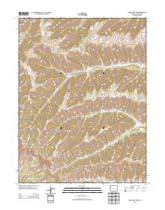 Middle Dry Fork Colorado Historical topographic map, 1:24000 scale, 7.5 X 7.5 Minute, Year 2013