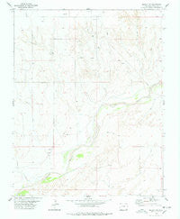 Midway SW Colorado Historical topographic map, 1:24000 scale, 7.5 X 7.5 Minute, Year 1978
