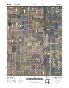 Midway NE Colorado Historical topographic map, 1:24000 scale, 7.5 X 7.5 Minute, Year 2011