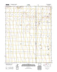 Midway NE Colorado Historical topographic map, 1:24000 scale, 7.5 X 7.5 Minute, Year 2013