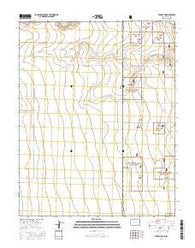 Midway NE Colorado Current topographic map, 1:24000 scale, 7.5 X 7.5 Minute, Year 2016