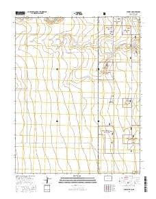 Midway NE Colorado Current topographic map, 1:24000 scale, 7.5 X 7.5 Minute, Year 2016