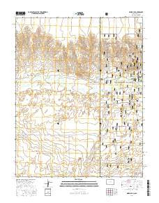 Midway SE Colorado Current topographic map, 1:24000 scale, 7.5 X 7.5 Minute, Year 2016
