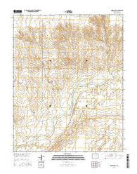 Midway SW Colorado Current topographic map, 1:24000 scale, 7.5 X 7.5 Minute, Year 2016