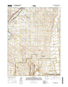 Mile High Lakes Colorado Current topographic map, 1:24000 scale, 7.5 X 7.5 Minute, Year 2016