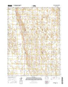 Miller Ranch Colorado Current topographic map, 1:24000 scale, 7.5 X 7.5 Minute, Year 2016