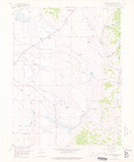 Milligan Lakes Colorado Historical topographic map, 1:24000 scale, 7.5 X 7.5 Minute, Year 1957